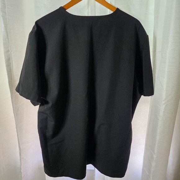 Figs Black Men's Leon 3 Pocket Scrub Top FM#1500 PO# 2723 Size XXL - Picture 2 of 7